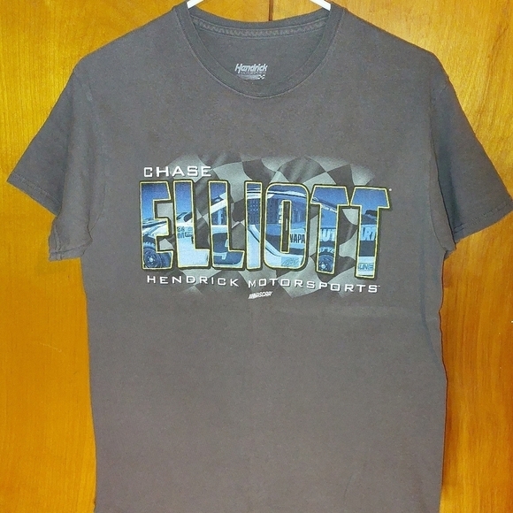 Hendrick Motorsprts Chase Elliott TShirt Size Medium Grey - Picture 1 of 4